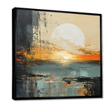 Modern Coastal Mystic Sunrise I - Coastal Canvas Wall Art