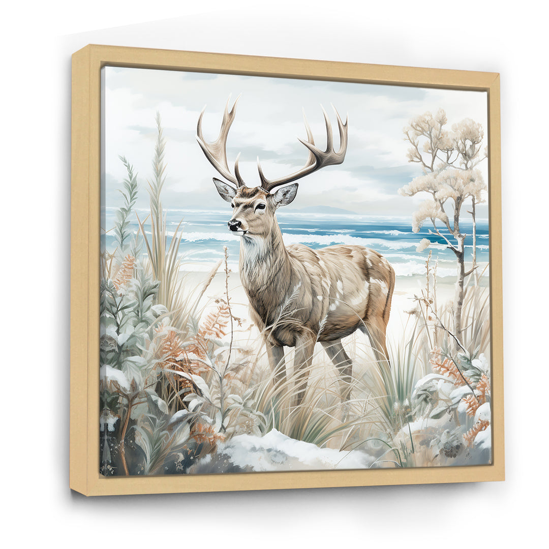Deer Charm In Winter - Deer Wall Decor