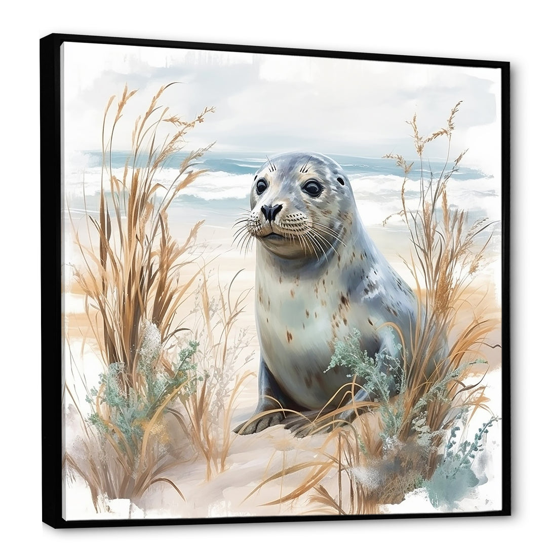 Coastal Animal Charm In Winter - Coastal Animal Wall Art Prints