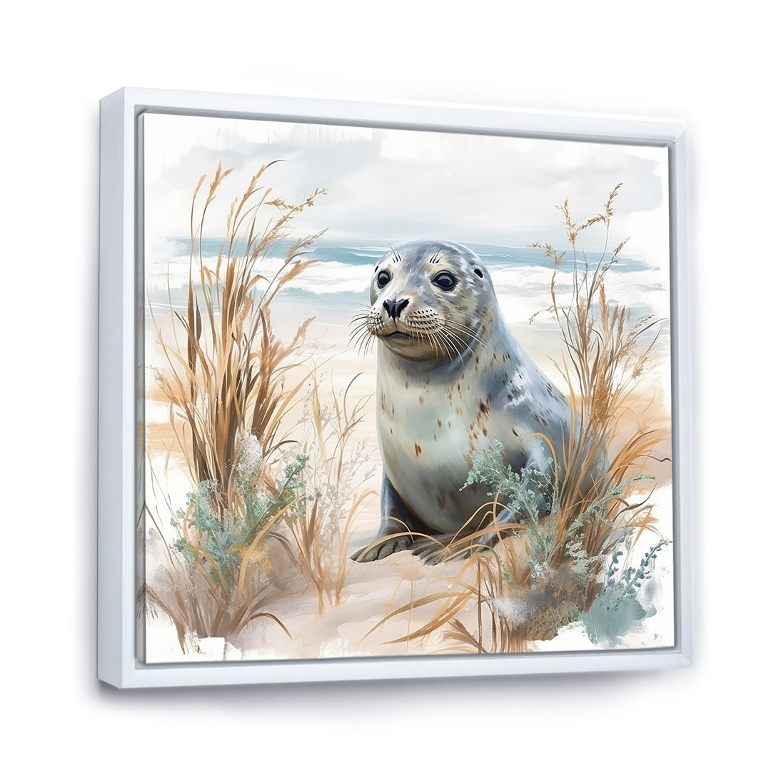 Coastal Animal Charm In Winter - Coastal Animal Wall Art Prints