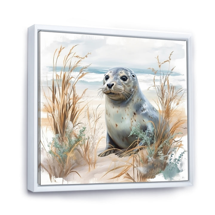 Coastal Animal Charm In Winter - Coastal Animal Wall Art Prints