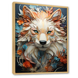 Mystic Wolf Animal Portrait - Wolf Canvas Wall Art