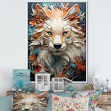 Mystic Wolf Animal Portrait - Wolf Canvas Wall Art