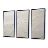 Modern Beach Beige Sand Charm I - Split Panel Canvas Art