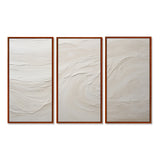 Modern Beach Beige Sand Charm I - Split Panel Canvas Art
