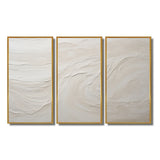 Modern Beach Beige Sand Charm I - Split Panel Canvas Art
