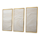 Modern Beach Beige Sand Charm I - Split Panel Canvas Art