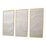 Modern Beach Beige Sand Charm I - Split Panel Canvas Art