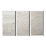Modern Beach Beige Sand Charm I - Split Panel Canvas Art