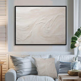 Modern Beach Beige Sand Charm I - Beach Canvas Wall Art