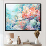 Underwater Coral Symphony Ii I - Animals Canvas Wall Art