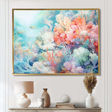 Underwater Coral Symphony Ii I - Animals Canvas Wall Art