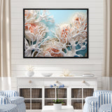 Pink Basket Underwater Elegance - Pink Coral Wall Art