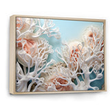 Pink Basket Underwater Elegance - Pink Coral Wall Art