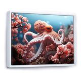 Pink Octopus Garden Of Tranquility - Octopus Home Decor Art
