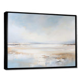 Soft Color Beach Horizon I - Coastal Canvas Wall Art