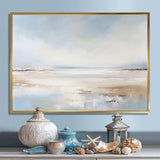 Soft Color Beach Horizon I - Coastal Canvas Wall Art