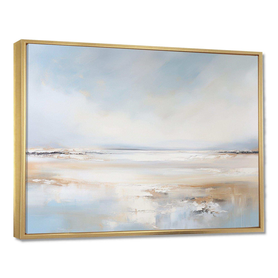 Soft Color Beach Horizon I - Coastal Canvas Wall Art