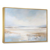 Soft Color Beach Horizon I - Coastal Canvas Wall Art