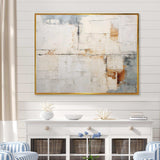 Minimalism Beige And Gold Wave Horizon V - Coastal Canvas Wall Art