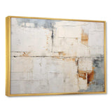 Minimalism Beige And Gold Wave Horizon V - Coastal Canvas Wall Art