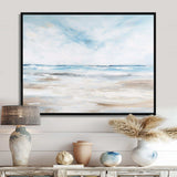 Coastal Beach Minimal Scenery I - Coastal Canvas Wall Art