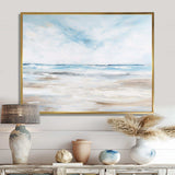 Coastal Beach Minimal Scenery I - Coastal Canvas Wall Art