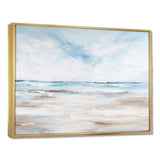 Coastal Beach Minimal Scenery I - Coastal Canvas Wall Art