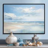 Coastal Beach Minimal Scenery II - Coastal Canvas Wall Art