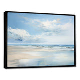 Coastal Beach Minimal Scenery II - Coastal Canvas Wall Art