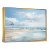 Coastal Beach Minimal Scenery II - Coastal Canvas Wall Art