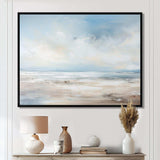 Coastal Beach Minimal Scenery III - Coastal Canvas Wall Art