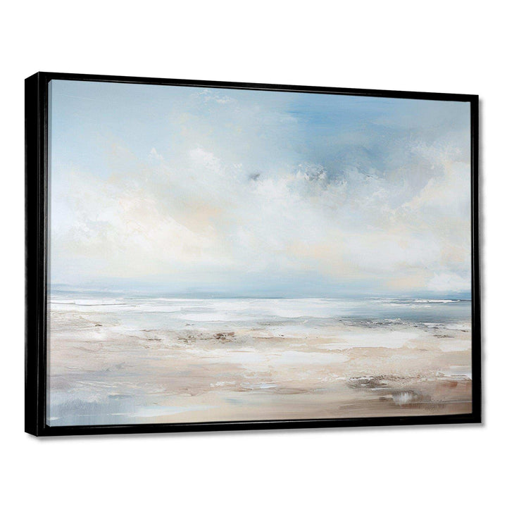 Coastal Beach Minimal Scenery III - Coastal Canvas Wall Art