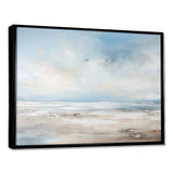 Coastal Beach Minimal Scenery III - Coastal Canvas Wall Art