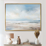 Coastal Beach Minimal Scenery III - Coastal Canvas Wall Art