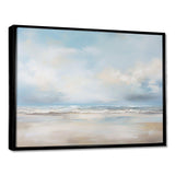 Coastal Beach Minimal Scenery V - Coastal Canvas Wall Art