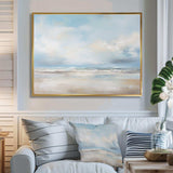 Coastal Beach Minimal Scenery V - Coastal Canvas Wall Art