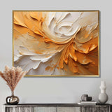 Gold And Beige Soft Wave Paint II - Abstract Canvas Wall Art