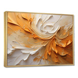 Gold And Beige Soft Wave Paint II - Abstract Canvas Wall Art