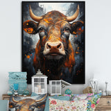 Liquid Fusion Cow Portrait - Cow Wall Decor