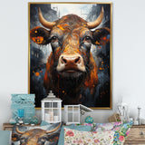 Liquid Fusion Cow Portrait - Cow Wall Decor
