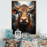 Liquid Fusion Cow Portrait - Cow Wall Decor