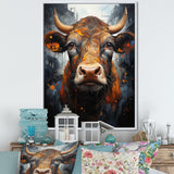 Liquid Fusion Cow Portrait - Cow Wall Decor