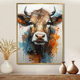 Popart Urban Cow - Animals Canvas Wall Art