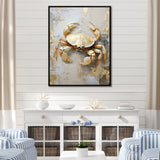Minimalism Crab Painting - Crab Home Decor Art