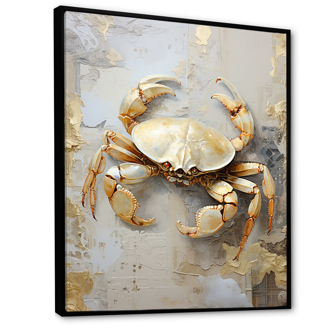 Minimalism Crab Painting - Crab Home Decor Art