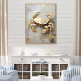 Minimalism Crab Painting - Crab Home Decor Art