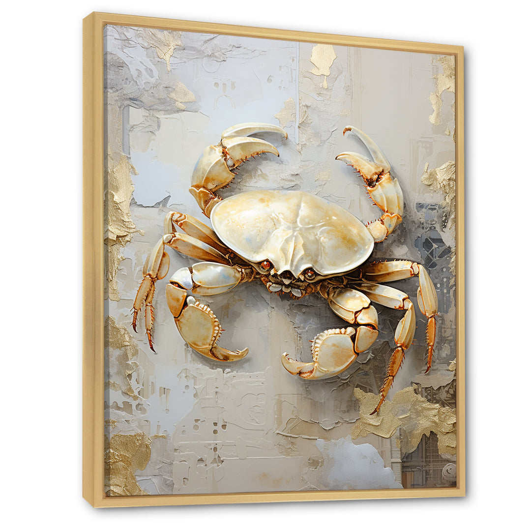 Minimalism Crab Painting - Crab Home Decor Art