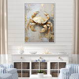 Minimalism Crab Painting - Crab Home Decor Art