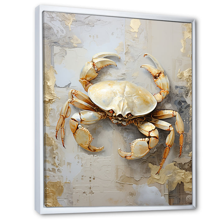 Minimalism Crab Painting - Crab Home Decor Art